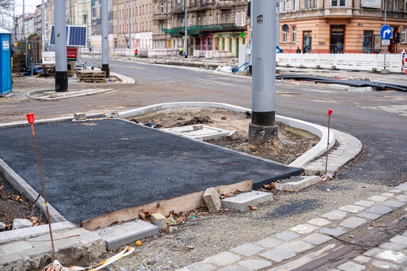 Przebudowa ul. Pomorskiej - styczeń 2024